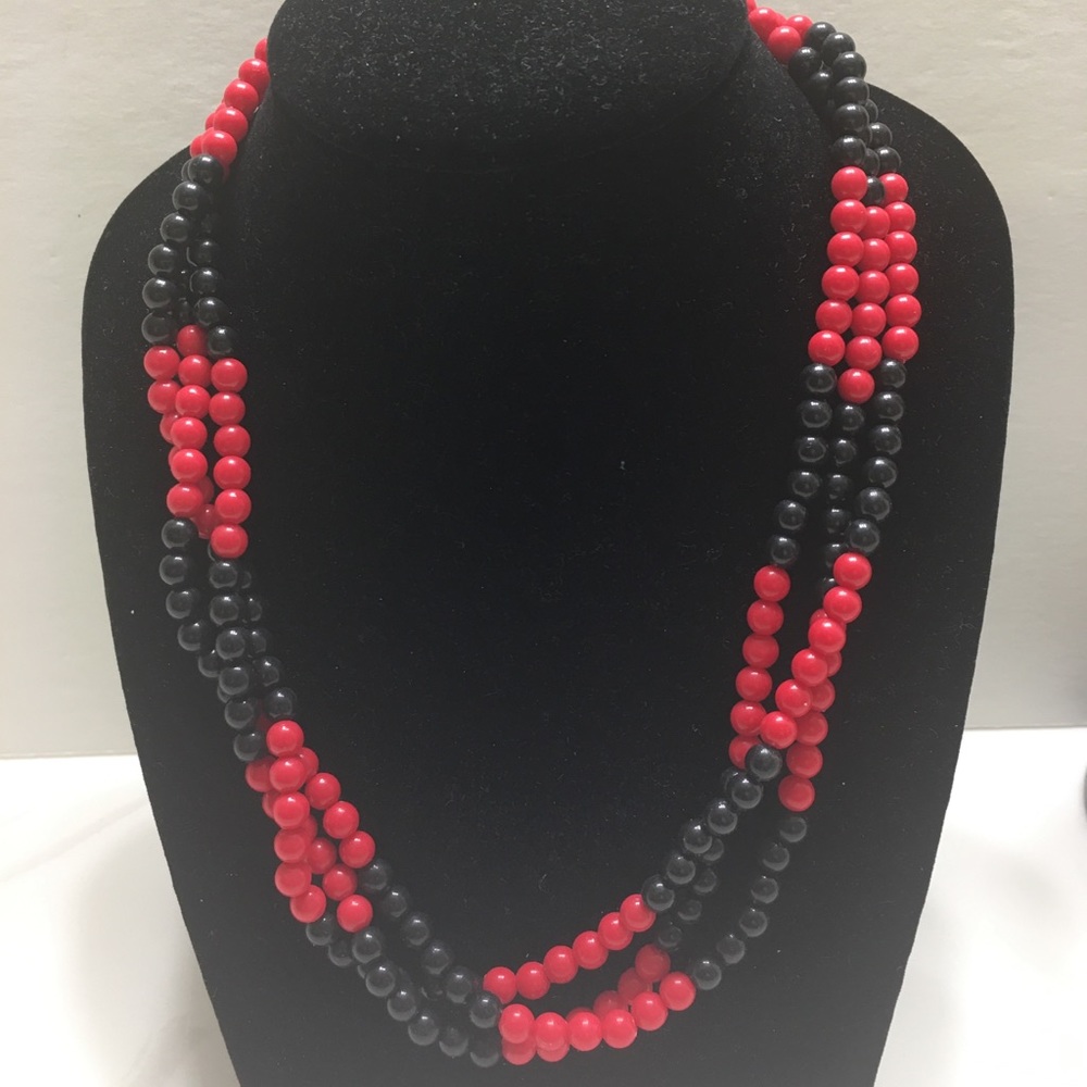 Red and Black Necklace